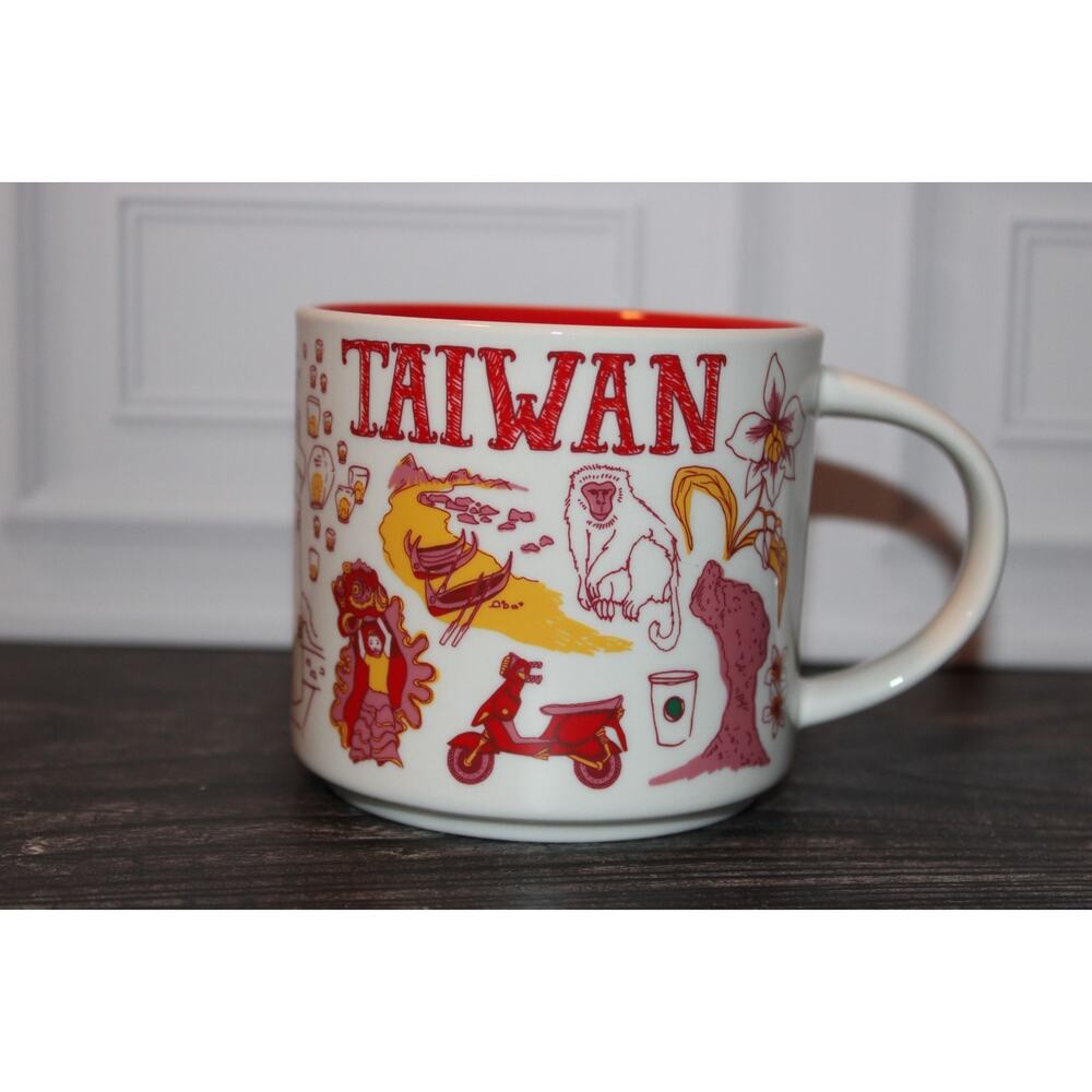 Starbucks Taiwan Been There Mug 14oz 2024 BTS Coffee Cup EUC